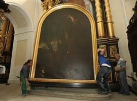 Oltářní obraz Sv. Vojtěch od Karla Škréty z katedrály v Litoměřicích bude restaurován